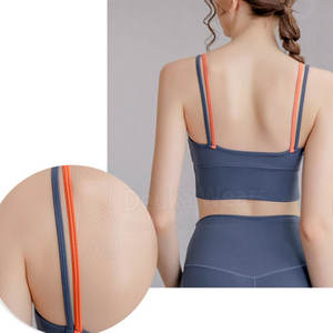 Servicio OEM/ODM, conjunto de yoga con cintura elástica para entrenamiento físico, hecho a medida con tela de poliéster, ropa de gimnasio para mujer. - Product Image 4