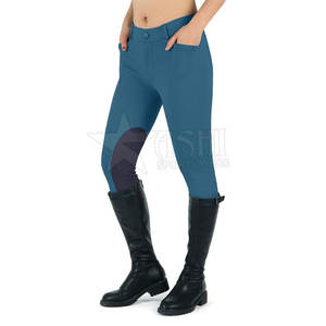 Culotte d'équitation de vente chaude Leggings de cheval Vêtements équestres Collants d'équitation en polyester personnalisés pour femmes - Product Image 4