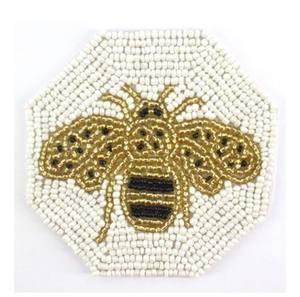 Posavasos de Cuentas Suaves FAIZ HANDICRAFT con Bordado a Mano, Decoración Redonda de Alta Calidad para el Hogar - Product Image 6