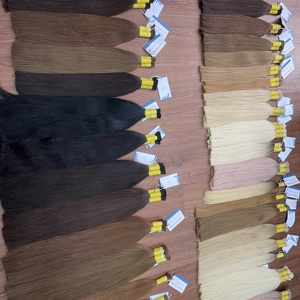 COLOR PELO A GRANEL Hermosas y de alta calidad Extensiones de cabello liso a granel 100% cabello humano listo para enviar - Product Image 6