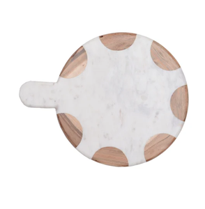 Luxurious Marble Fruit & Cheese Chopping <b>Block</b> Suitable With Handle for Kitchens Accessories Hot Sale - Product Image 1