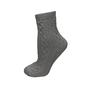 FOYSOCK corea OEM trecce in maglia calzino personalizzato con Logo alla caviglia spessa calda in misto lana morbida calze da donna ODM di alta qualità - Product Image 6