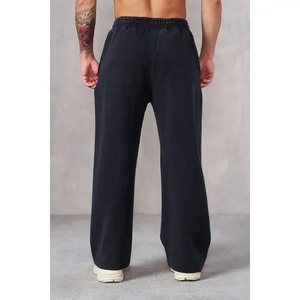 กางเกงลำลองผ้าวูลทรงตรงสำหรับผู้ชายใส่ในฤดูหนาว สไตล์สปอร์ต หลวมสบาย เป็นมิตรกับสิ่งแวดล้อม ระบายอากาศได้ดี มีเชือกผูกเอว เหมาะสำหรับวิ่งและออกกำลังกาย - Product Image 1