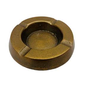 Buen artículo de regalo, Cenicero de latón, cuenco de plata y oro para cigarros y cigarrillos, cuenco coleccionable a prueba de aire, Cenicero de Metal a la venta - Product Image 6