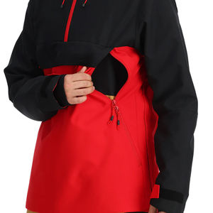 Chaqueta cortavientos ligera resistente al agua de carcasa blanda para hombre forro polar personalizado - Product Image 4