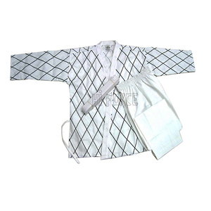 ชุดยูนิฟอร์มฝึกศิลปะการต่อสู้แบบสั่งตัดได้ ผลิตจากผ้าฝ้ายผสมโพลีเอสเตอร์ สำหรับฮัปคิโด พร้อมกางเกงขาสั้นสไตล์ยิวยิตสูและมวยไทย เหมาะสำหรับเคนโด - Product Image 5