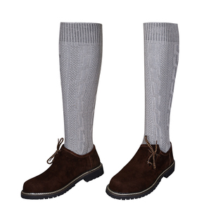Haute qualité dernières chaussettes traditionnelles Trachten Carnaval bavarois Oktoberfest pour hommes noir avec logo à motif élevé quantité minimale de commande 10 paires - Product Image 3