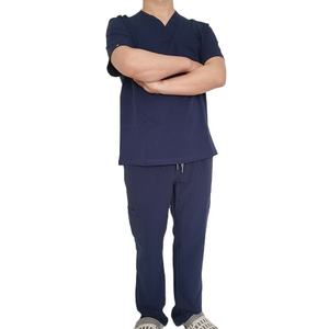 <b>Top</b> Selling Men's Fashionable Stretch Spandex Medical Scrubs Nursing Uniforms Best Priced Customization <b>Cricket</b> Set Product - Product Image 1