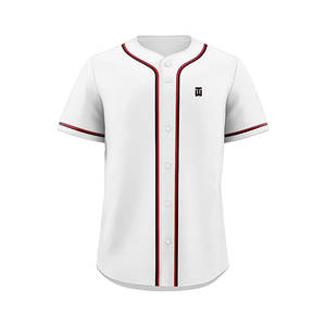 เสื้อเบสบอลระบายอากาศได้ดีเหมาะสำหรับใส่ฝึกซ้อมเสื้อกีฬาไซส์พิเศษดีไซน์ตามสั่ง - Product Image 1