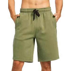 Men's Cotton <b>Fleece</b> <b>Shorts</b> with Custom Screen Printed Design Solid Pattern French Terry Street Wear Men's <b>Short</b> Sweat Pants - Product Image 1