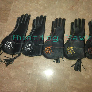 OEM Chasse Hawkz 30cm Long Cuir de vachette Aigle Hibou Gilet Respirant Technologie Cordura avec Logo Personnalisé Gant Printemps - Product Image 1