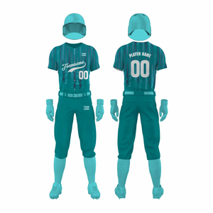 Uniforme de béisbol personalizado, conjunto de ropa deportiva informal, transpirable, que absorbe la humedad, secado rápido, 2026 poliéster, novedad de 100% - Product Image 4