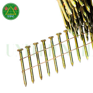 Conception de tête à damier vis de taille personnalisée/clous de bobine à tige lisse pour pistolet pneumatique avec prix compétitif du Vietnam - Product Image 4