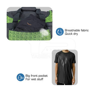 Sac de sport et de voyage à la mode de haute qualité en polyester avec compartiment à chaussures imperméable - Product Image 2