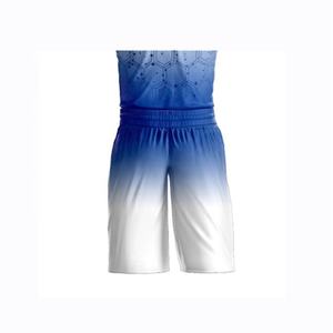 Ensembles d'uniformes de basket-ball unisexe sans manches sublimés gilet de basket-ball stretch de haute qualité avec short - Product Image 5