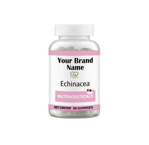 30 Comprimés Gommeux d'Échinacée Bio Marque Blanche Complément Herbal Fabricant OEM ODM pour Adultes - Product Image 1