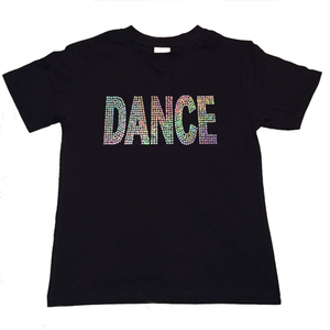 Camisetas de lentejuelas de diamantes de imitación a la moda para mujer, camisetas elegantes de cristal brillante y ostentosas, trajes de uso diario a la moda - Product Image 1