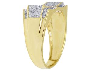 แหวนเพชรเม็ดเดี่ยว VVS Moissanite สำหรับผู้ชายสุดหรู S925เงินสเตอร์ลิงทันสมัยสไตล์ฮิปฮอป - Product Image 4