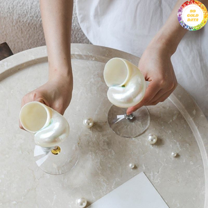 Vietnam Authentic Seashell <b>Glass</b> Crafted With Seashell Material For Decorative Home Spaces And Daily Use Serving - Product Image 1