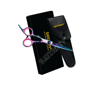 Ciseaux de coiffure professionnels 6,5 pouces en acier inoxydable pour salon et usage domestique (doré) Haute qualité - Product Image 2