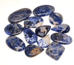 Forme personnalisée naturel Sodalite Quartz Cabochon lâche ovale coupe pierre précieuse à prix abordable - Product Image 4