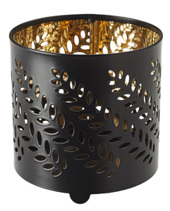 เชิงเทียนทองเหลืองโบราณที่มีดีไซน์ใหม่ทำจากโลหะทองรูปทรงเรียวสำหรับคริสต์มาส - Product Image 1