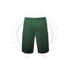 Pantalones cortos informales de secado rápido para hombre, pantalones cortos de playa de malla de poliéster con estampado personalizado y cintura elástica, método de tejido de punto ecológico - Product Image 2