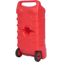 Réservoir de carburant portable AMBITION de haute qualité pour camping-car et marine, en HDPE rouge, pour essence et diesel, avec pompe manuelle
