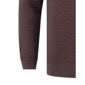 Trabajo profesional a demanda del cliente Sudadera de cuello redondo de gran tamaño personalizada para hombres Invierno Liso teñido en estilo de lujo para adultos - Product Image 4