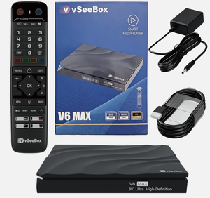 FaST selling For-vSeeBox V6 Max 8K <b>Android</b> TV <b>Box</b> with Voice Control Remote-3-Year Warranty - Product Image 2