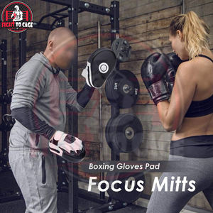 ถุงมือชกมวยไทยแบบโค้ง คุณภาพพรีเมียม หนัง PU น้ำหนักเบา ทนทาน สำหรับฝึกซ้อม  ขั้นต่ำในการสั่งซื้อน้อย - Product Image 5