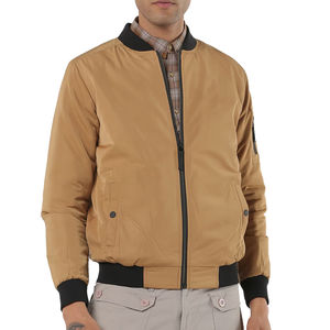 Chaqueta Bomber Impermeable de Color Sólido, Nueva Llegada, Alta Calidad, Ecológica, Personalizada, Chaqueta de Invierno para Hombre, Servicio OEM - Product Image 1