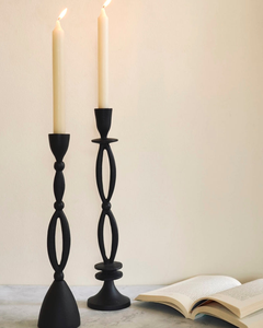 Bougeoir en métal noir de haute qualité et classique pour la décoration intérieure pour les mariages et les fêtes disponibles pour le prix de vente à l'exportation - Product Image 5
