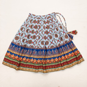 Ensemble Lehenga Choli Traditionnel Ethnique Bleu pour Filles Shoryam Fashion, Imprimé Numérique, Entièrement Cousu, Longueur au Sol, Polyester - Product Image 4