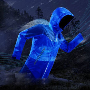 Ventes en gros de vestes softshell fines à capuche bicolores, de haute qualité, dernier design, fermeture éclair, résistantes à l'eau et au vent, grammage élevé 220 GSM - Product Image 6