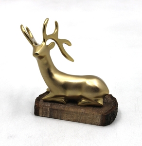 ที่ใส่ถุงน่องทองเหลืองผิวหยาบสำหรับตกแต่งคริสต์มาส - Product Image 6