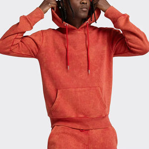 Chándal lavado con ácido de moda 2025 para hombre OEM logotipo personalizado ajuste Regular de gran tamaño conjuntos de chándales lavados de dos piezas personalizados - Product Image 3