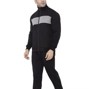 Chándal Personalizado para Hombre, 100% Algodón, Transpirable, Antibacteriano, con Cierre de Cremallera, Ropa Deportiva, Servicio OEM al por Mayor - Product Image 4