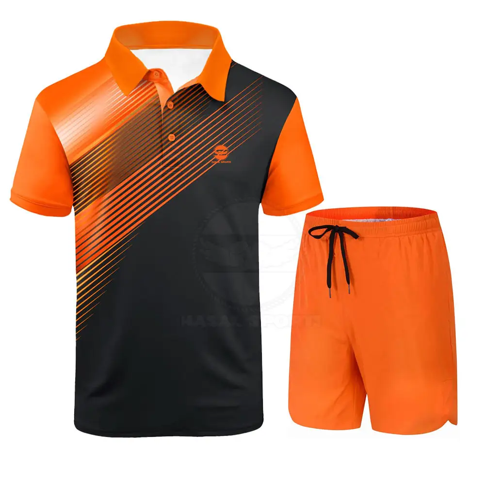 Groothandel Omkeerbare Golfkleding 100% Polyester Gemaakt Golfjersey Custom Design Spots Team Uniform