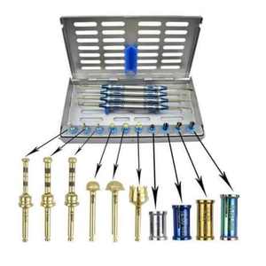 Kit de levage du sinus dentaire, ensemble chirurgical d'élévation d'implant, acier inoxydable, haute qualité, instruments dentaires manuels réutilisables - Product Image 2