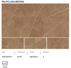 Carrelage en grès cérame antidérapant de haute qualité, poli et émaillé, 600*1200 mm, pour la maison, les hôtels, les salles de sport commerciales, les salles de bain - Product Image 3