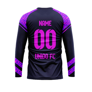 Logo personnalisé Service OEM Maillot d'Entraînement Professionnel de Gardien de But de Haute Qualité Manches Longues Imprimé par Sublimation Séchage Rapide - Product Image 2