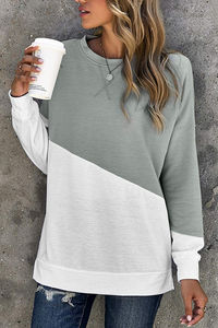 Vêtements de fitness pour femmes Pull de gym en polaire à col ras du cou Sweatshirts en coton Taux de gros OEM Respirant Prix bon marché Personnalisation - Product Image 4