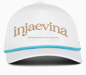 Structured Snapback Adjustable Breathable Sports <b>Hat</b> Golf Cap <b>Waterproof</b> Laser Cut Hole Perforated Terry Sporty Outdoors - Product Image 3