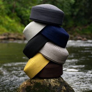 Casquette de prière musulmane brodée personnalisée Bukhari Tupi de qualité exportable Chapeau bleu noir blanc pour les quatre saisons au Bangladesh. - Product Image 2