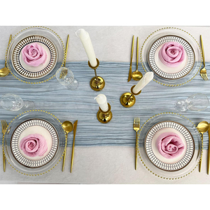 Nappe en lin brodée à la main, très vendue, serviettes jetables pour un usage domestique, tailles personnalisables, banquet de mariage, dîner - Product Image 5