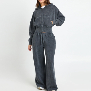 Sudadera con Capucha para Mujer de Alta Calidad / Diseño Elegante, Tela Suave, Precio Económico para Compradores al por Mayor, Chándal Corto 2026 con Cierre de Cremallera - Product Image 1