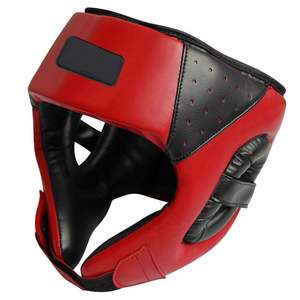 Casco de boxeo de tipo cerrado protector de cabeza de seguridad de cuero para una protección eficaz de la cabeza - Product Image 6