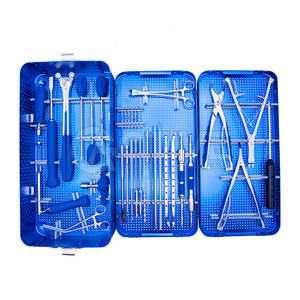 Juego de cirugía de columna de grado médico con soporte de aguja y herramientas de hoja quirúrgica afilada Juego de columna quirúrgica - Product Image 2