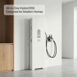 Batteries de stockage d'énergie domestique empilables 7 kW LiFePO4 5 10 15 kWh Modulaires Hybrides ESS Parallèles Jusqu'à 3 Unités pour Solaire - Product Image 5